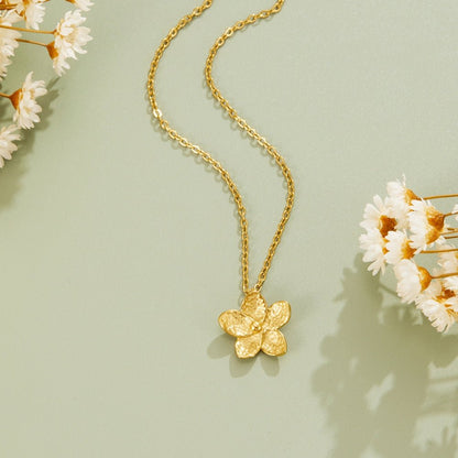 Blooming Gold Blumen Halskette Alma