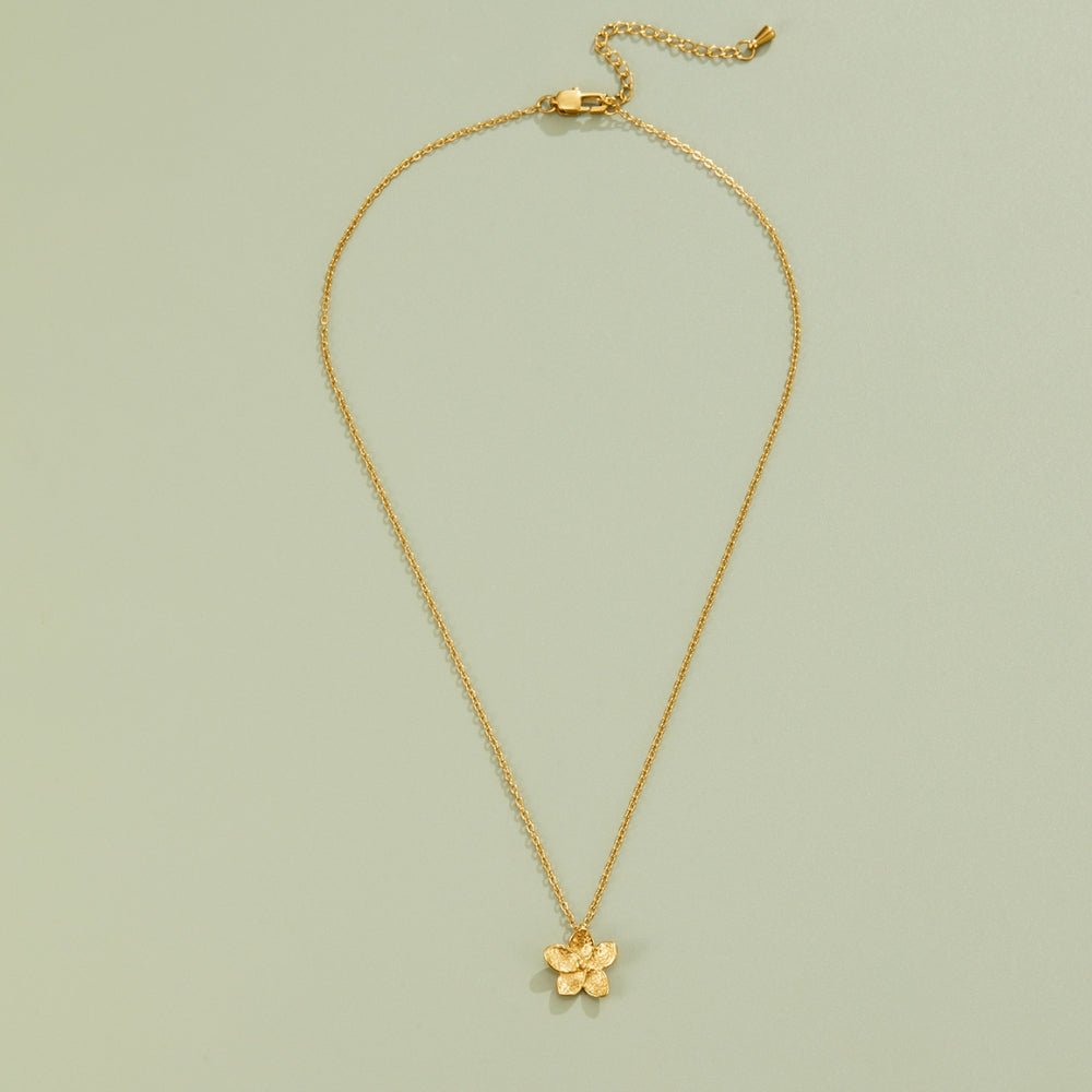 Blooming Gold Blumen Halskette Alma