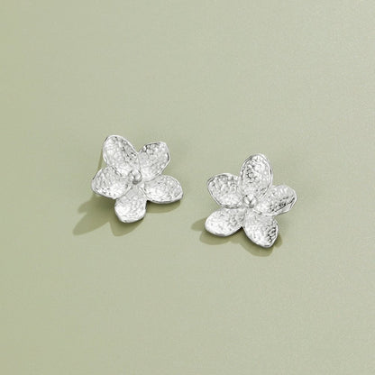 Blooming Silber Blumen Ohrringe Alma