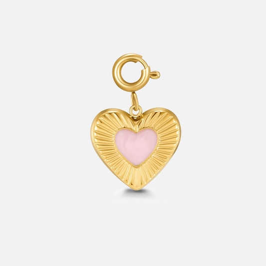 Blush Gold Herz AnhäNger Alma