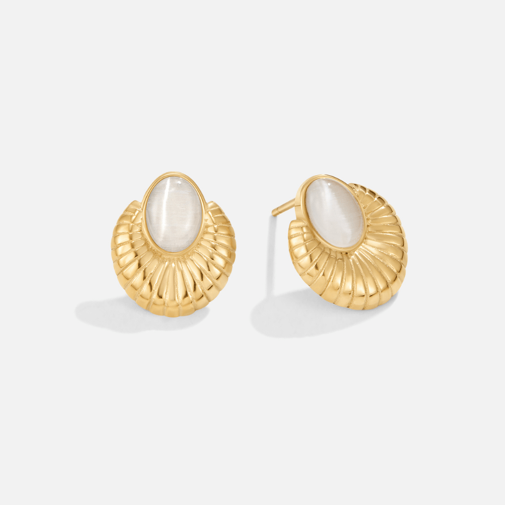 Bohemia Gold Cat Eye Ohrringe Alma