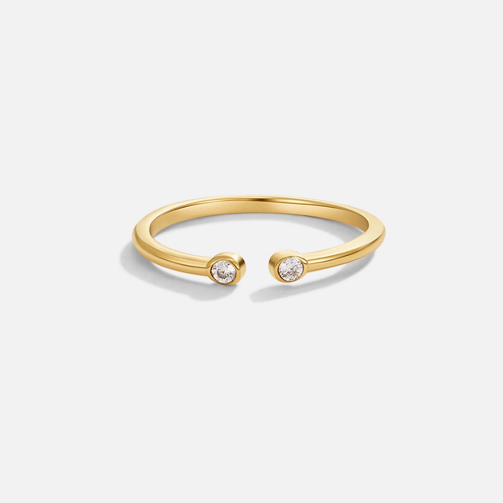 Cali Gold Kristall Ring Alma
