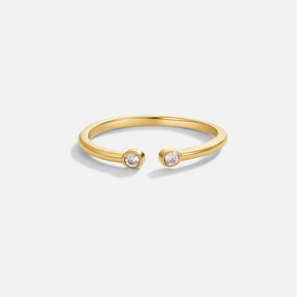 Cali Gold Kristall Ring Alma