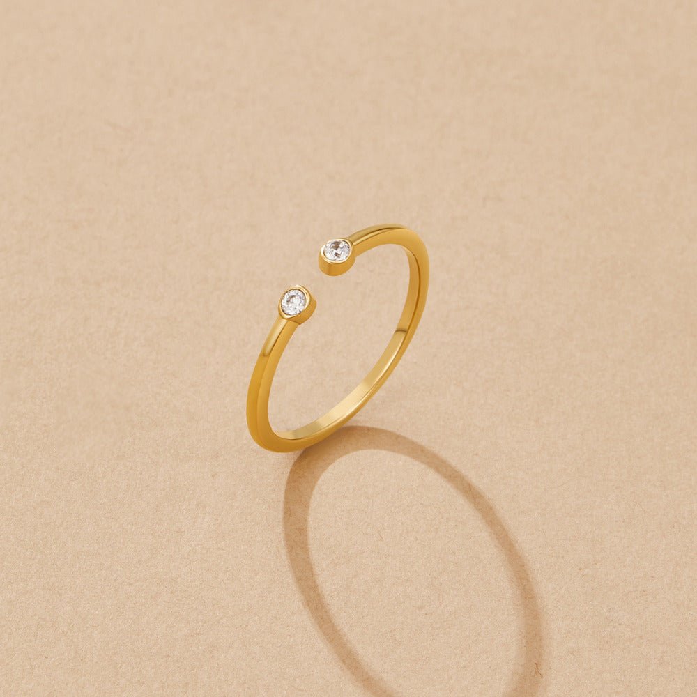 Cali Gold Kristall Ring Alma