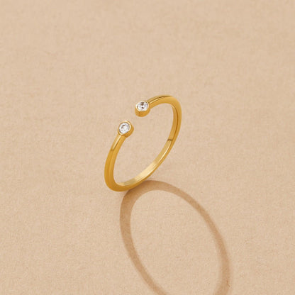 Cali Gold Kristall Ring Alma