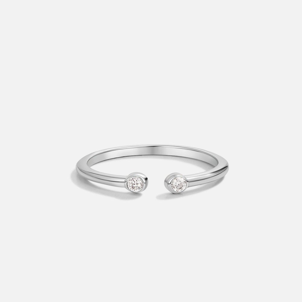 Cali Silber Kristall Ring Alma