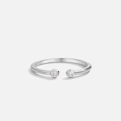 Cali Silber Kristall Ring Alma