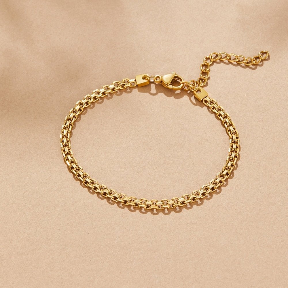 Capri Gold Ketten Armband Alma
