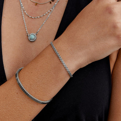Capri Silber Ketten Armband Alma