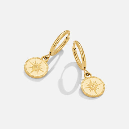 Celestial Gold MüNz Ohrringe Alma