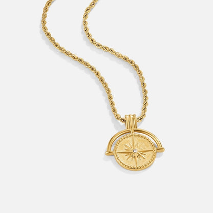 Celestial Gold MüNz Halskette Alma