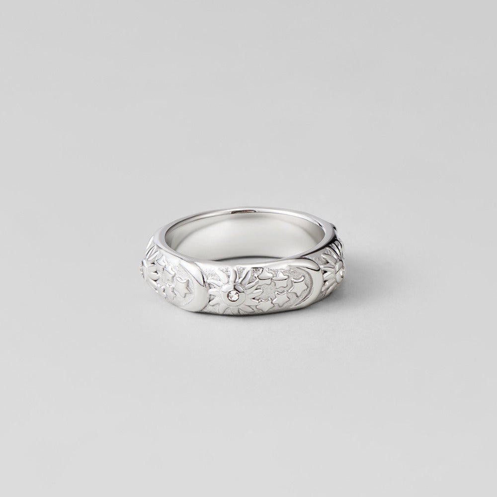 Celestial Silber Ring Alma