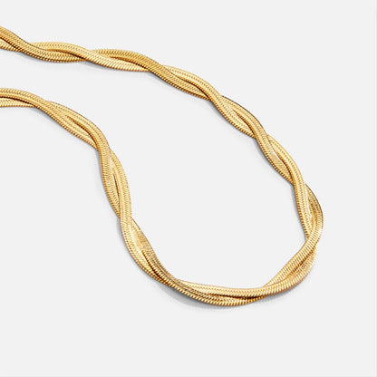 Chiara Twist Snake Ketten Halskette Alma