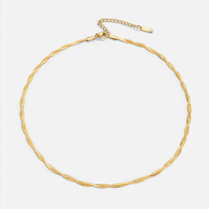 Chiara Twist Snake Ketten Halskette Alma