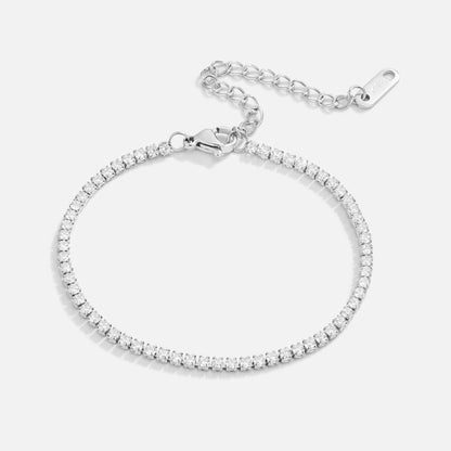 Cordelia Silber Tennis Armband Alma