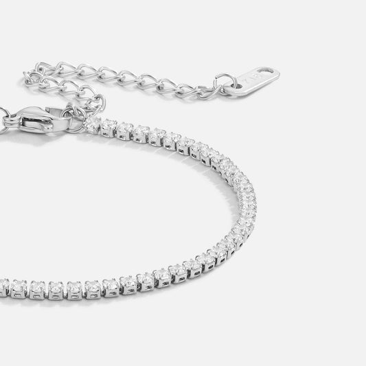 Cordelia Silber Tennis Armband Alma