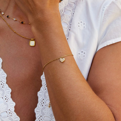 Crazy In Liebe Herz Armband Alma