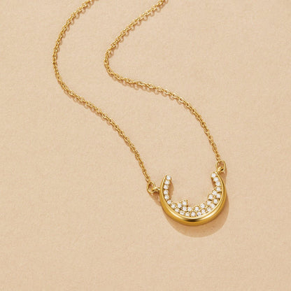 Crescent Mond Pendant Halskette Alma
