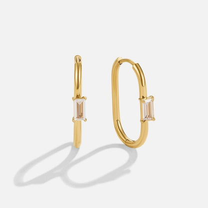Kristall & Gold Diana Creolen Ohrringe Alma