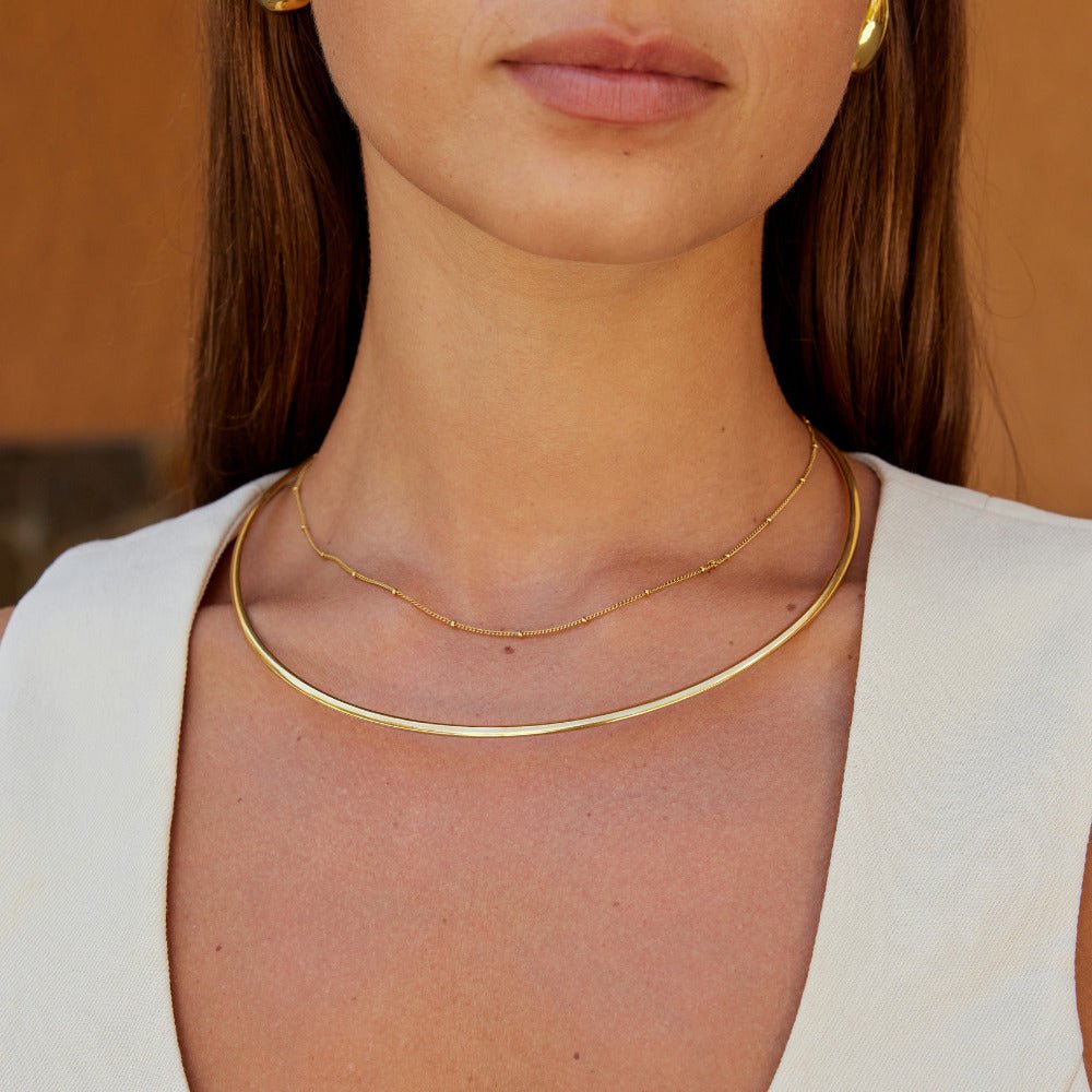 Dainty Gold Collar Halskette Alma