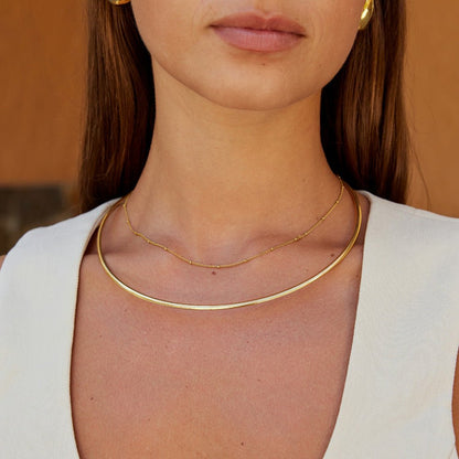 Dainty Gold Collar Halskette Alma