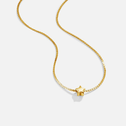 Dainty Stern Pendant Goldhalskette Alma