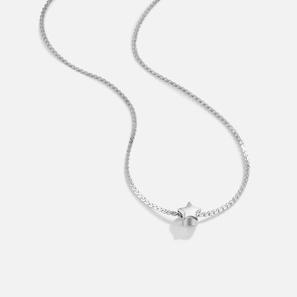 Dainty Stern Silber Halskette Alma