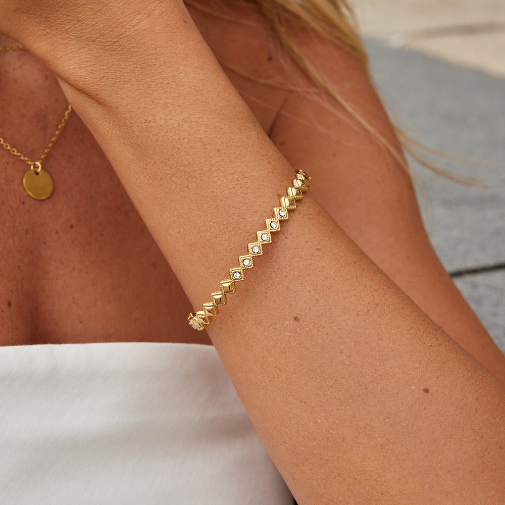 Elle Kristall Marquise Armreif Alma