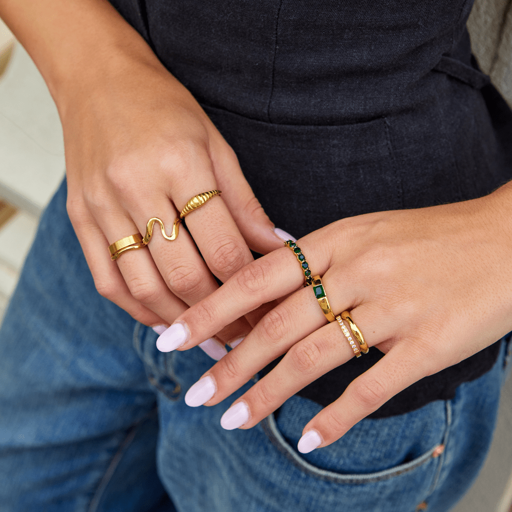 Smaragd Beauty 18K Kristall Ring Alma