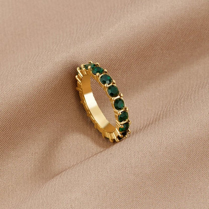 Smaragd Beauty 18K Kristall Ring Alma