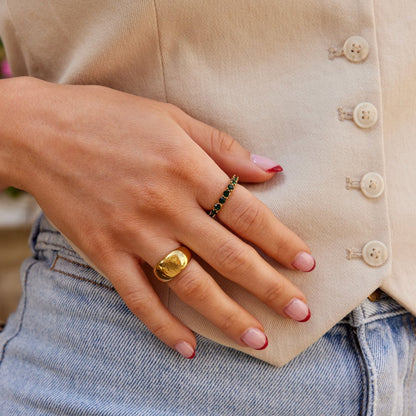 Smaragd Beauty 18K Kristall Ring Alma