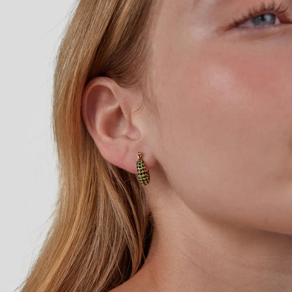 Smaragd Beauty Creolen Ohrringe Alma
