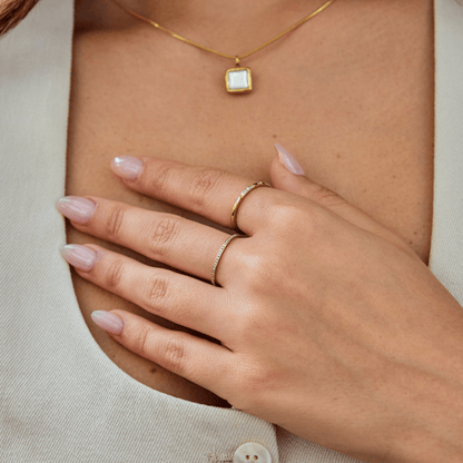 Eternity 18K Kristall Ring Alma