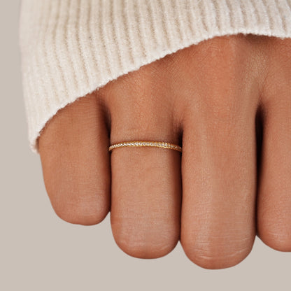 Eternity 18K Kristall Ring Alma