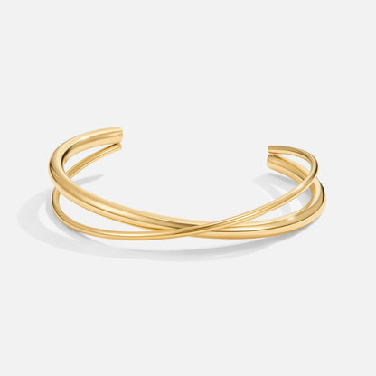 Eva Gold Twist Armband Alma