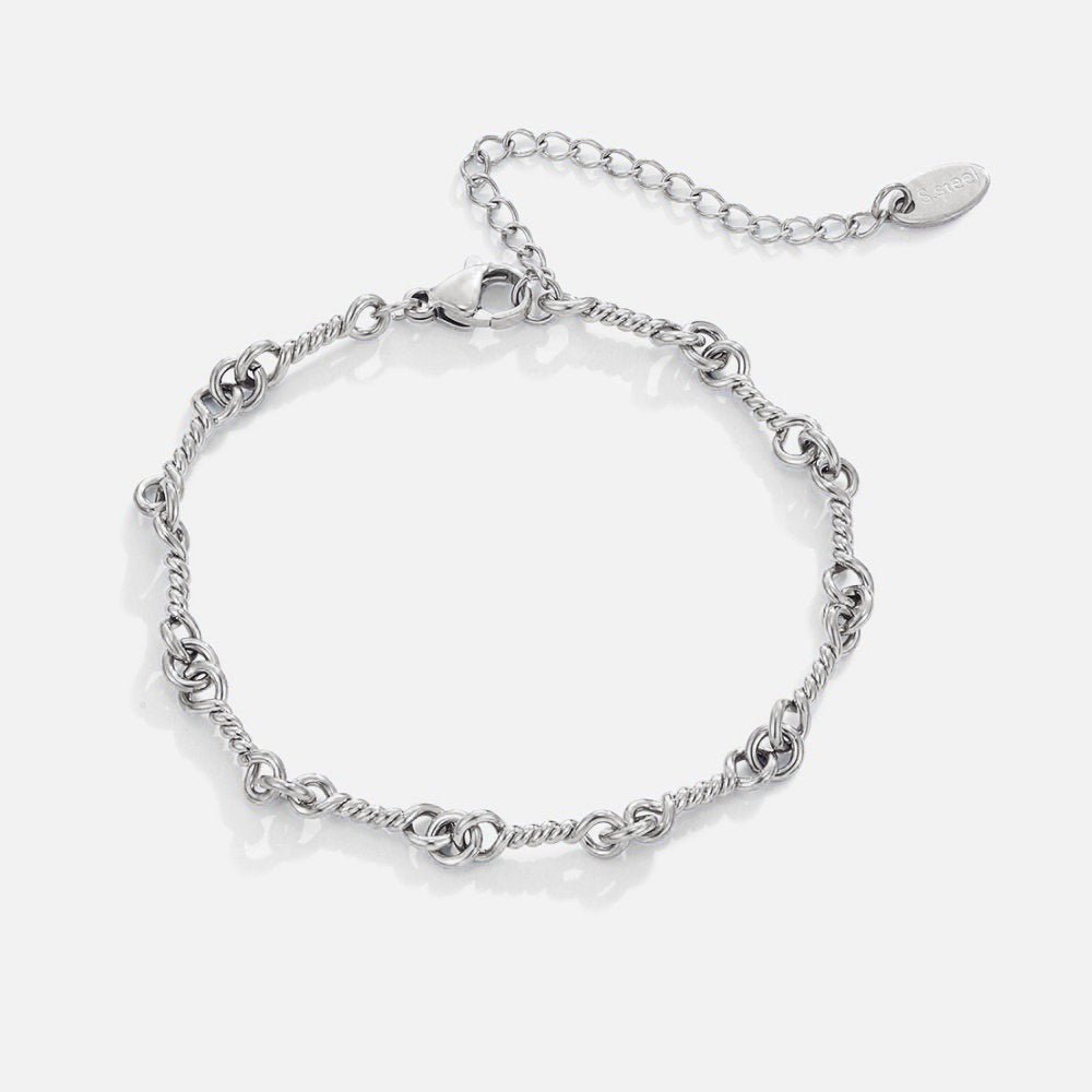 Figaro Silber Knot Ketten Armband Alma