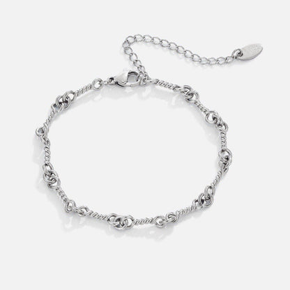 Figaro Silber Knot Ketten Armband Alma