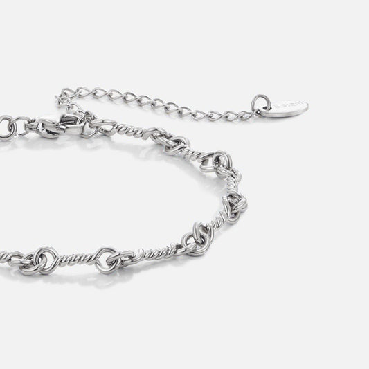 Figaro Silber Knot Ketten Armband Alma