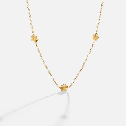 Blumen Power 18K Gold Ketten Halskette Alma