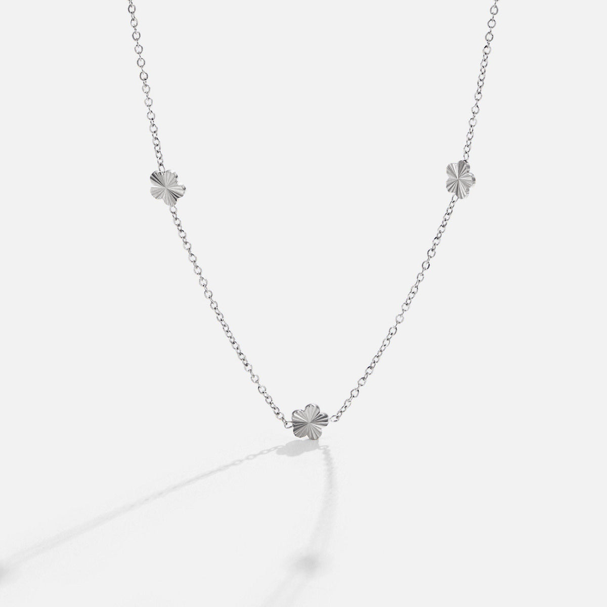Blumen Power Silber Ketten Halskette Alma