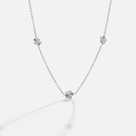 Blumen Power Silber Ketten Halskette Alma
