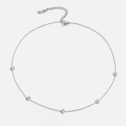 Blumen Power Silber Ketten Halskette Alma