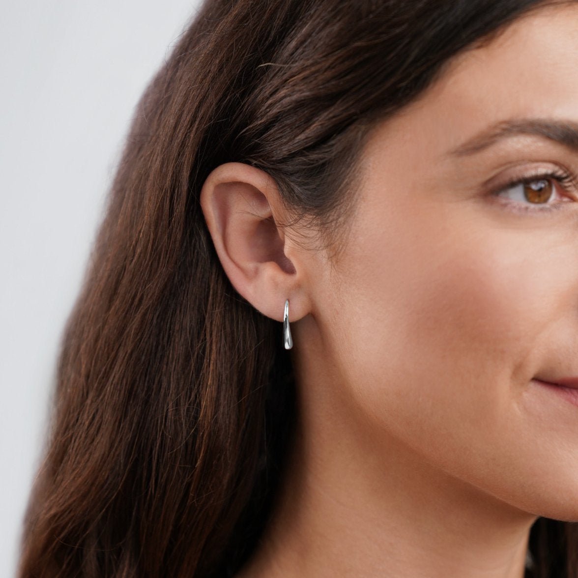 Francesca Water Tropfen Silber Ohrringe Alma