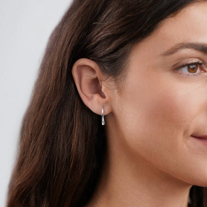Francesca Water Tropfen Silber Ohrringe Alma