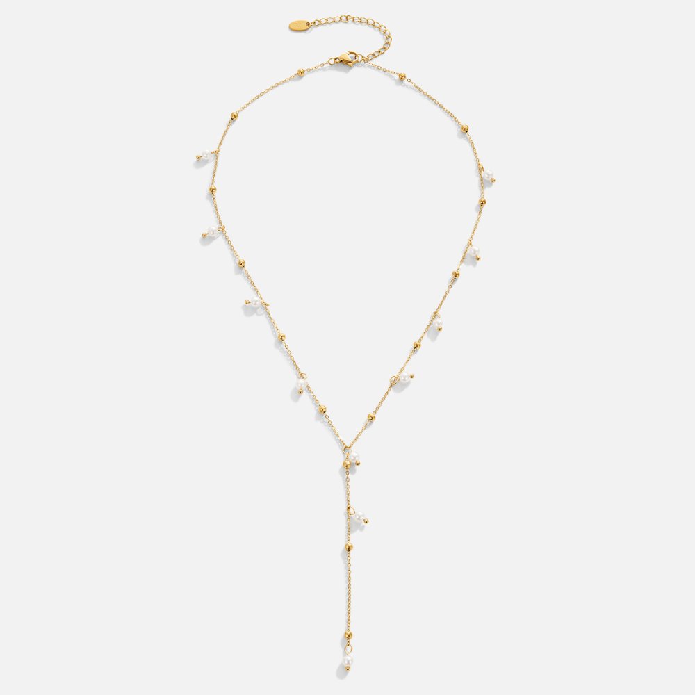 Lariat Perlen Tropfen Halskette Alma