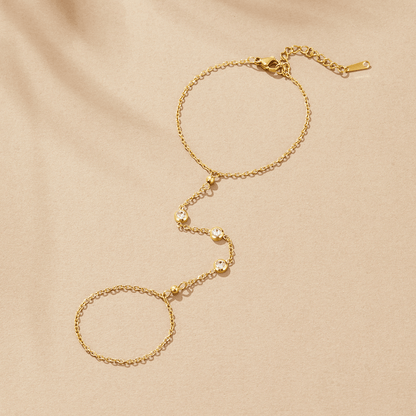 Freya Kristall Hand Ketten Armband Alma