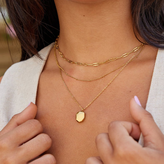 Geometric Pendant Halskette Alma