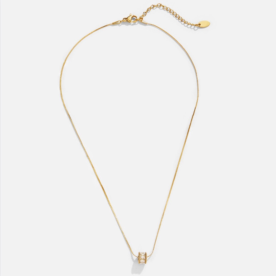 Gigi Kristall 18K Goldhalskette Alma