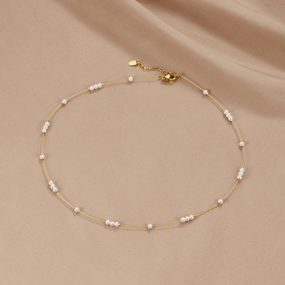 Gigi Perlen Choker Halskette Alma