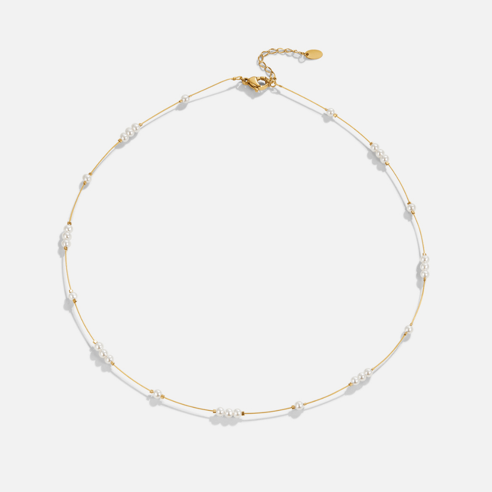 Gigi Perlen Choker Halskette Alma